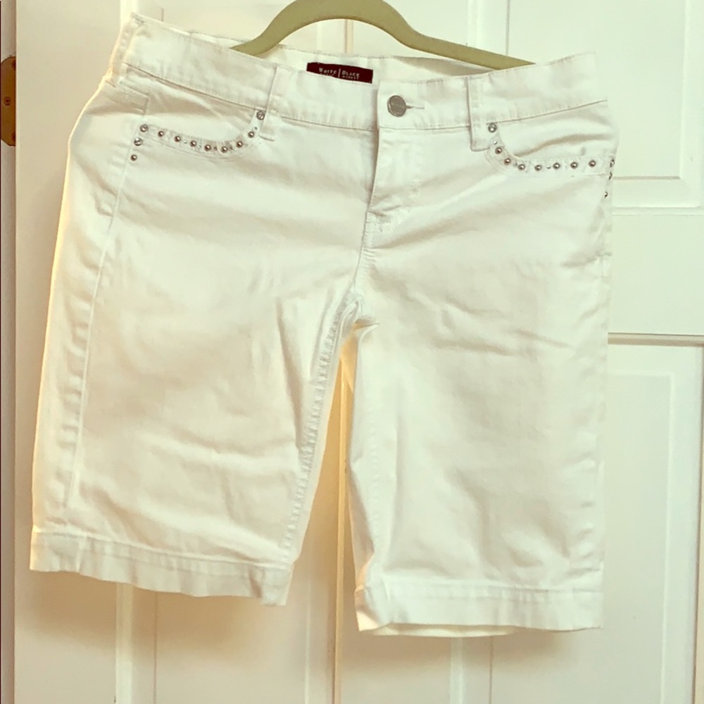 Not your daughters white denim shorts